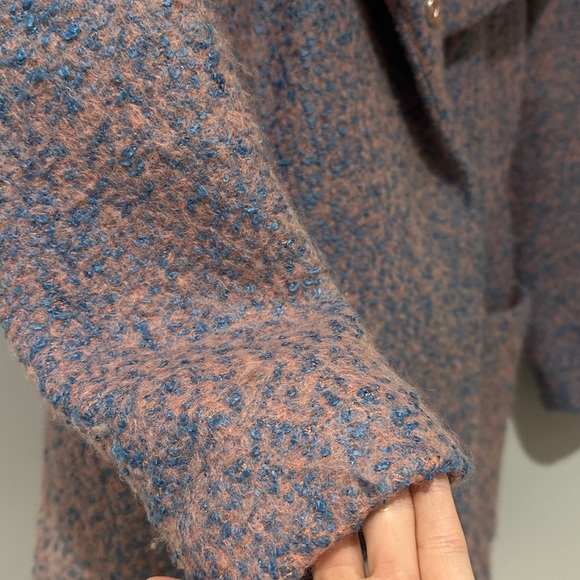 Oversized single-breasted coat - Armani Exchange - Picture 2 of 14